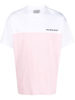 VTMNTS t-shirt colour block à logo imprimé - Rose