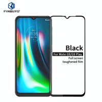 Voor Motorola Moto G9 / G9 Play PINWUYO 9H 2.5D Full Screen Tempered Glass Film (Zwart)