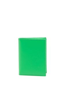 Comme Des Garçons Wallet porte-cartes pliant en cuir - Vert