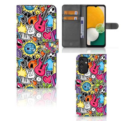Samsung Galaxy A14 4G | Wallet Case | met Pasjes | Punk Rock