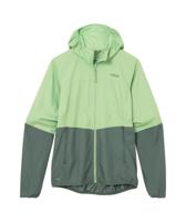 Rab Windgather Hoody Softshell Jas Dames Fig Green/Sage S