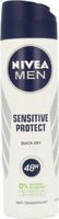 Men deodorant spray sensitive protect