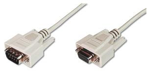 Digitus AK-610203-020-E seriële kabel Beige 2 m DB9