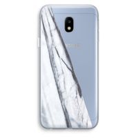 Gestreepte marmer: Samsung Galaxy J3 (2017) Transparant Hoesje