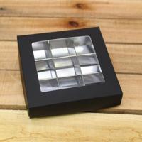 Bonbon doosjes - Chocolade doosje - B Zwart mat 118 - 24 stuks