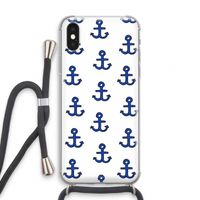 Ankers: iPhone X Transparant Hoesje met koord