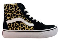 Zwarte Vans Sneakers SK8-HI Leopard