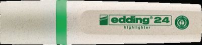 Edding Textmarker | lichtgroen | streepbreedte 2-5 mm spitse punt | 10 stuks - 4-24011 4-24011