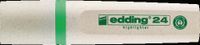 Edding Textmarker | lichtgroen | streepbreedte 2-5 mm spitse punt | 10 stuks - 4-24011 4-24011