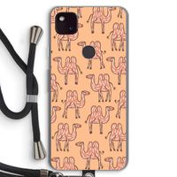 Kameel: Pixel 4a 5G Transparant Hoesje met koord