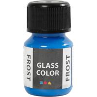 Creativ Company Glass color frost, blauw, 30 ml/ 1 fles