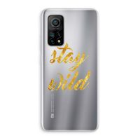 Stay wild: Xiaomi Mi 10T 5G Transparant Hoesje