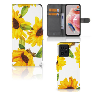 Hoesje voor Xiaomi Redmi Note 12 4G Zonnebloemen