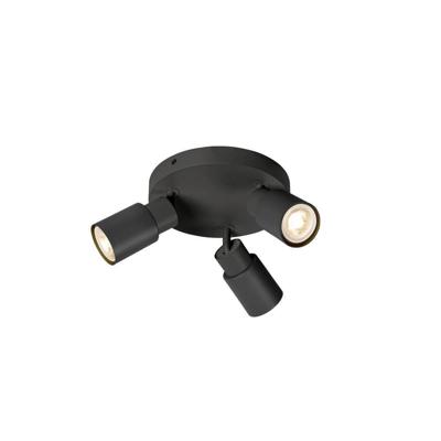 SLV Ronde spotPuri 2.0 Tube zwart 3-lichts - 1008332