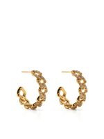 Crystal Haze boucles d'oreilles Mexican Chain serties de cristaux Crystal Haze boucles d'oreilles Mexican Chain serties de cristaux