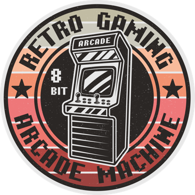 Retro Arcade Gaming machine Jeugd vinyl tapijt