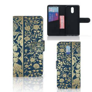 Nokia 2.3 Hoesje Beige Flowers