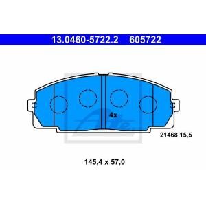 Ate Remblokset 13.0460-5722.2