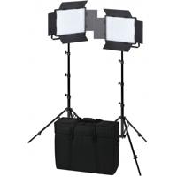 Nanlite 600-CSA bi-color dual kit (w/ case & light stand) - thumbnail