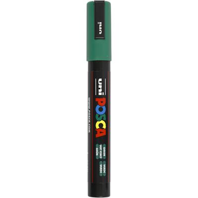 Uni-Posca Posca marker, afm pc-5m, lijndikte 2,5 mm, medium, groen, 1 stuk