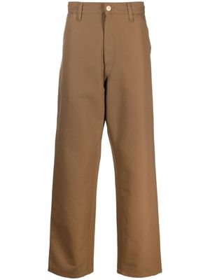 Carhartt WIP pantalon à poches cargo en coton biologique - Marron