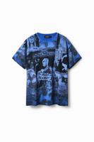 T-shirt collage aliens - BLUE - S - thumbnail