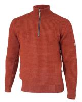 Ivanhoe Moritz Half Zip Trui Heren Red Clay XL Ivanhoe Moritz Half Zip Trui Heren Red Clay XL