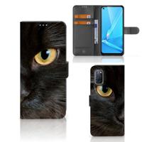 OPPO A72 | OPPO A52 | Telefoonhoesje | Met pasjeshouder | Zwarte Kat OPPO A72 | OPPO A52 | Telefoonhoesje | Met pasjeshouder | Zwarte Kat