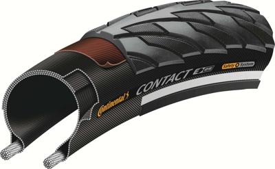 Buitenband Continental Contact 28 x 1.10" / 28-622 mm - zwart met reflectie