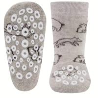 Ewers antislip sokken Krabbelfix Waldtiere Beige-19-22