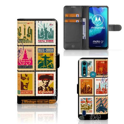 Motorola G8 Power Lite | Flip Cover | Postzegels