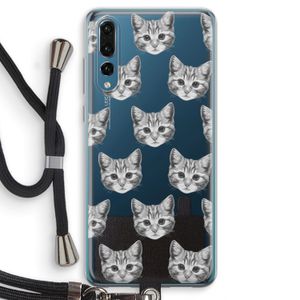 Kitten: Huawei P20 Pro Transparant Hoesje met koord