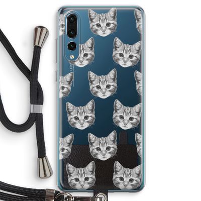 Kitten: Huawei P20 Pro Transparant Hoesje met koord