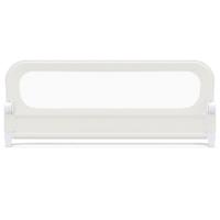 Opvouwbaar Bedhekje voor Peuters Verstelbaar Babybedhekje met Afneembare Oxford-Stofbekleding en Stevig U-vormig Frame Valbeveiliging met Y-vormig Gordelsysteem en Gesp-L-Wit