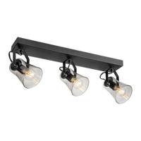 Opbouwspot Edge 3 - incl. dimbare LED lamp - zwart