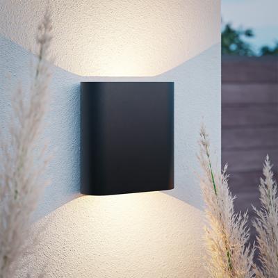 HOFTRONIC™ Vonia LED wandlamp - 3000K warm wit - 11 Watt - Up & down light - IP65 voor binnen en buiten - Dubbelzijdige wandlamp - Zwart