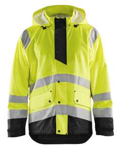 Blåkläder Regenjas High-Vis LEVEL 1 43232000 | High-Vis Geel/Zwart | Maat XS - 7330509656259
