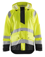 Blåkläder Regenjas High-Vis LEVEL 1 43232000 | High-Vis Geel/Zwart | Maat XS - 7330509656259
