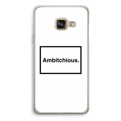 Ambitchious: Samsung A3 (2017) Transparant Hoesje