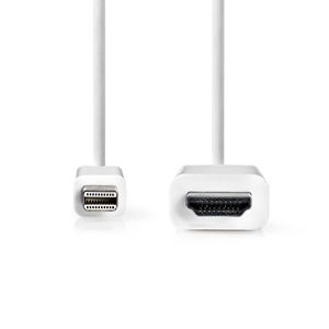 Mini DisplayPort-Kabel | DisplayPort 1.2 | Mini-DisplayPort Male | HDMI© Connector | 21.6 Gbps | V
