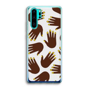 Hands dark: Huawei P30 Pro Transparant Hoesje
