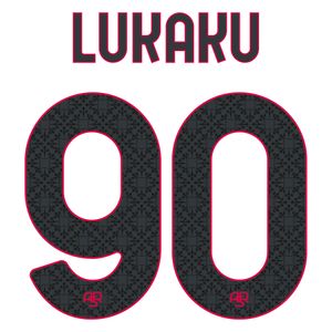 Lukaku 90 (Officiële AS Roma Away Bedrukking 2023-2024)
