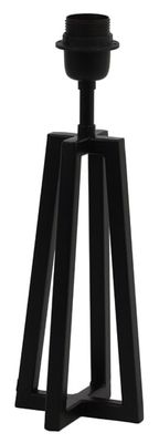 Light & Living Tafellamp 'Miley' 31cm, kleur Mat Zwart (excl. kap)