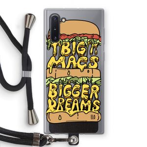 Big Macs Bigger Dreams: Samsung Galaxy Note 10 Transparant Hoesje met koord