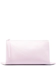 Jil Sander pochette à logo embossé - Violet