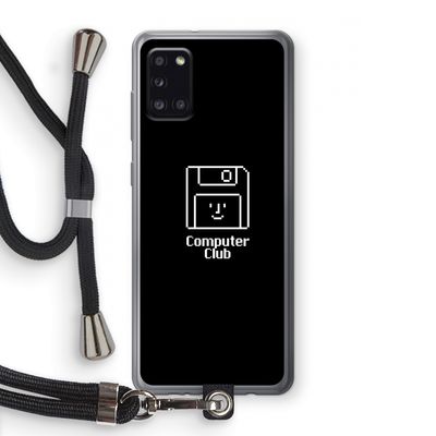 Hello: Samsung Galaxy A31 Transparant Hoesje met koord