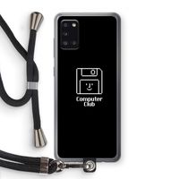 Hello: Samsung Galaxy A31 Transparant Hoesje met koord