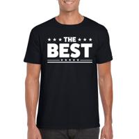 The Best print t-shirt - zwart - voor heren - feestkleding - De beste - superman - katoen
