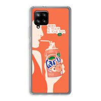 Peach please!: Samsung Galaxy A42 5G Transparant Hoesje