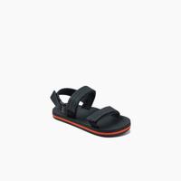 REEF Little Ahi Convertible Kinder Slipper Grey/Orange 11/12